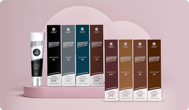 Eyebrow tint packaging box